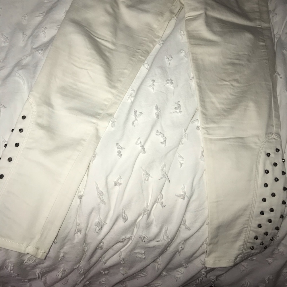 ZARA studded stretchy skinny jeans